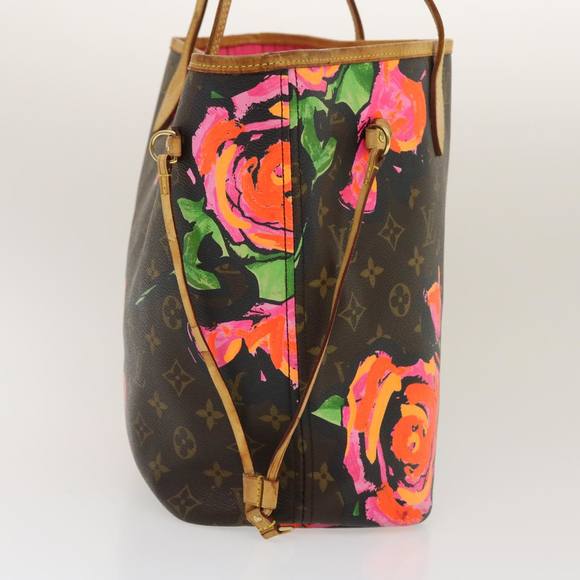 LOUIS VUITTON Monogram Rose Neverfull MM Tote Bag M48613 LV Auth yk4422A - Picture 4 of 16